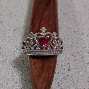 Firm Final price!*Heart crown ring(6.75)